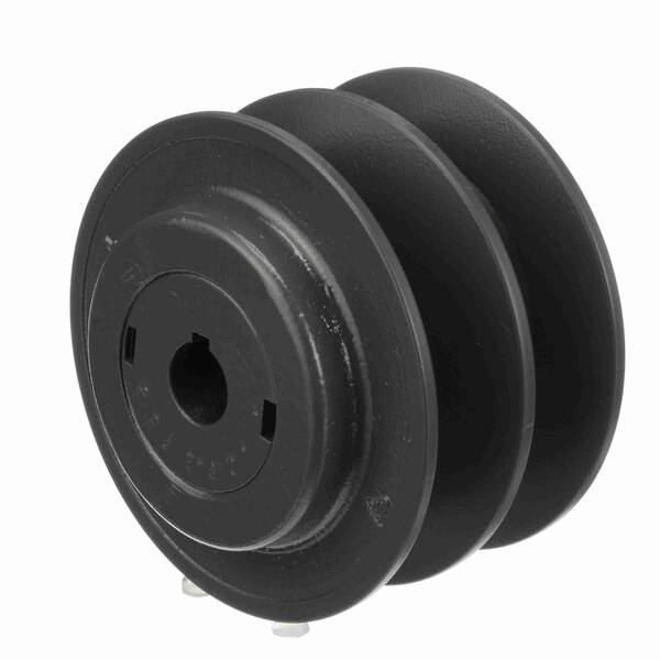 Browning 2 Groove Cast Iron Finish Bore FHP Variable Pitch Sheave 2VP42X5/8 - main